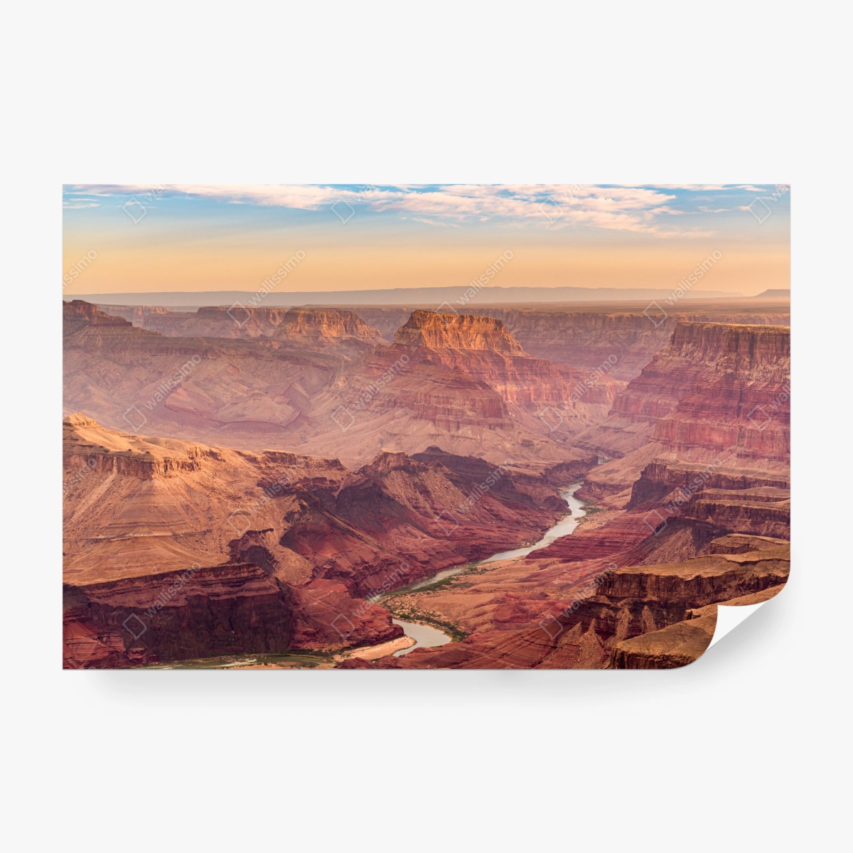 Fototapeta Grand Canyon zachód słońca panorama – Wallissimo® Fototapeta Grand Canyon zachód słońca panorama – Wallissimo®