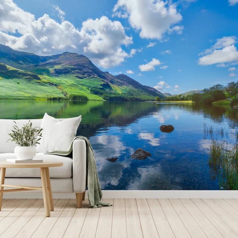 Fototapeta spokojne górskie odbicia w Lake District – Wallissimo® Fototapeta spokojne górskie odbicia w Lake District – Wallissimo®
