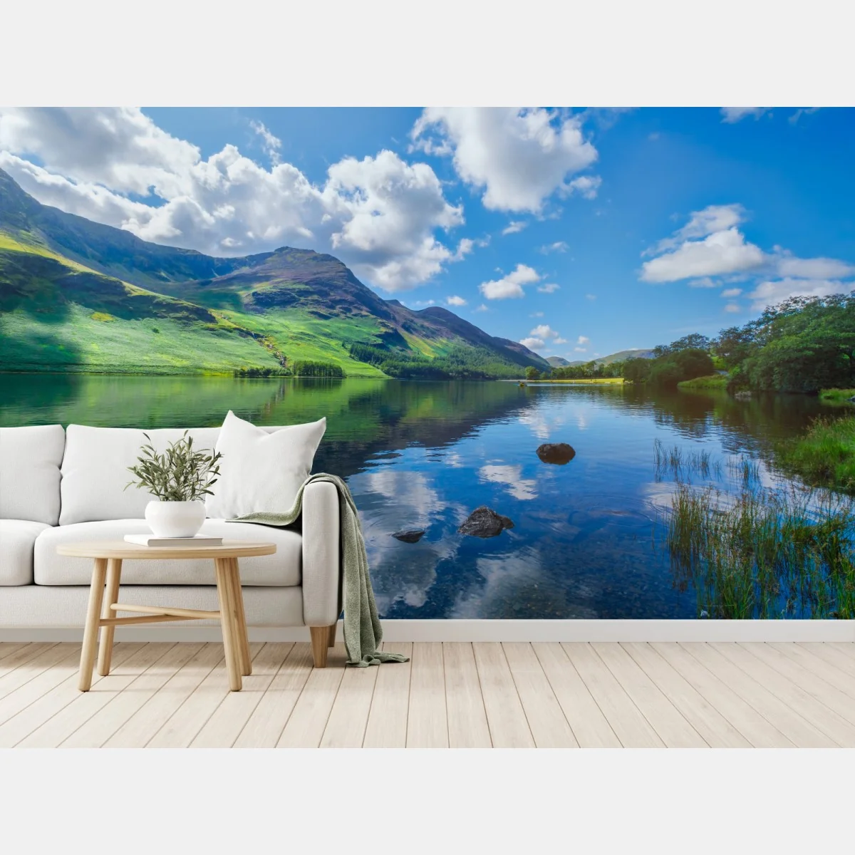 Fototapeta spokojne górskie odbicia w Lake District – Wallissimo® Fototapeta spokojne górskie odbicia w Lake District – Wallissimo®