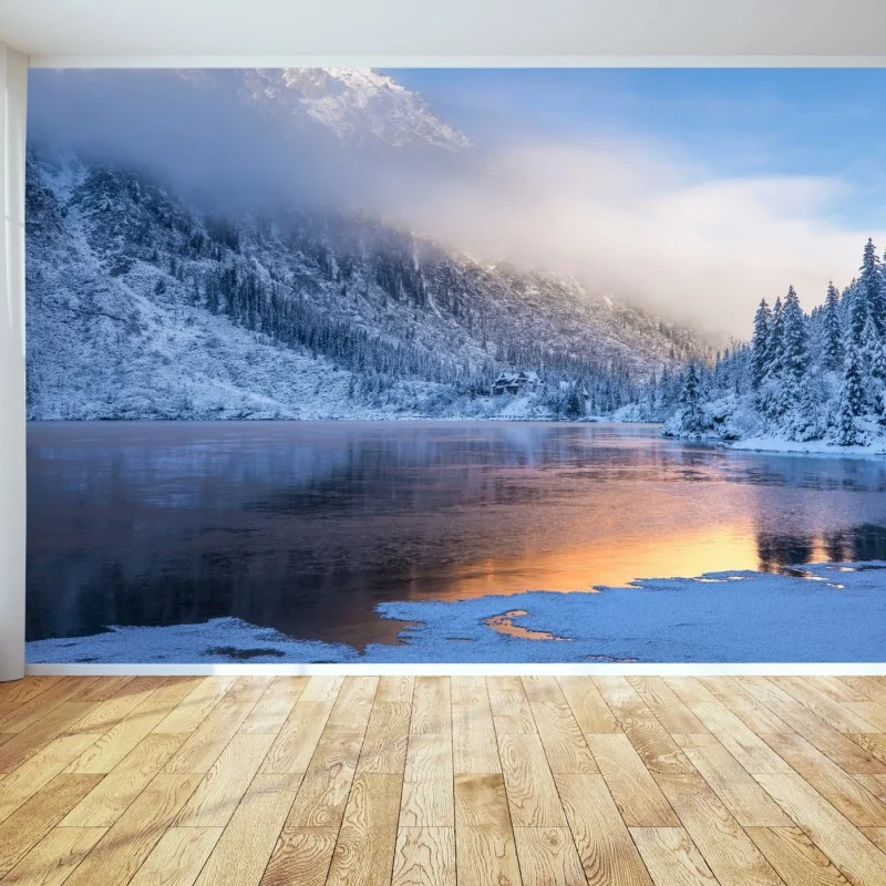 Fototapeta zimowy wschód słońca w Tatrach Wysokich – Wallissimo®