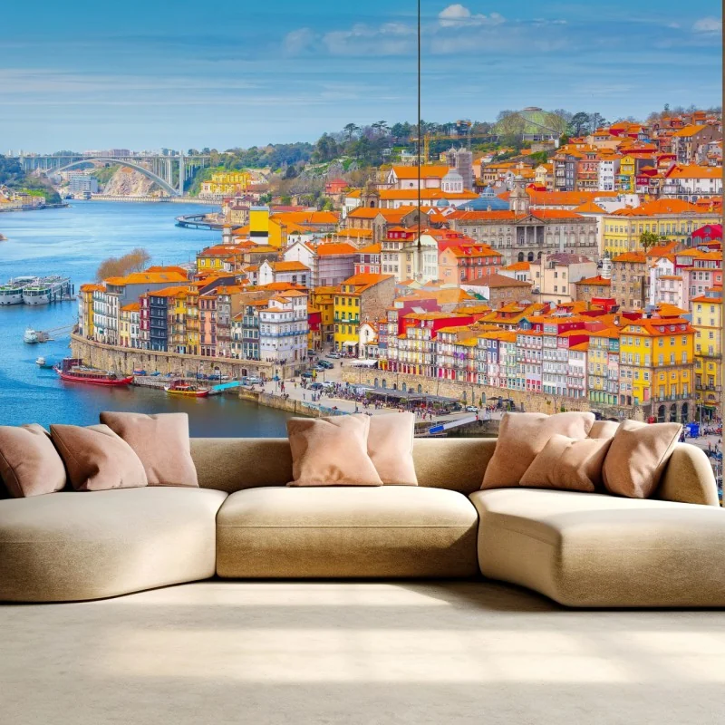 Fototapeta panorama nabrzeża Porto – Wallissimo®