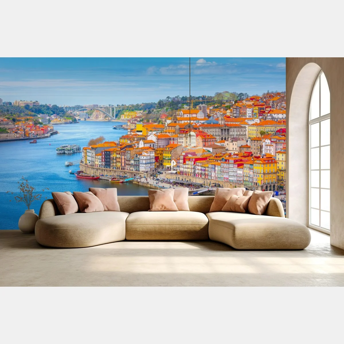 Fototapeta panorama nabrzeża Porto – Wallissimo®