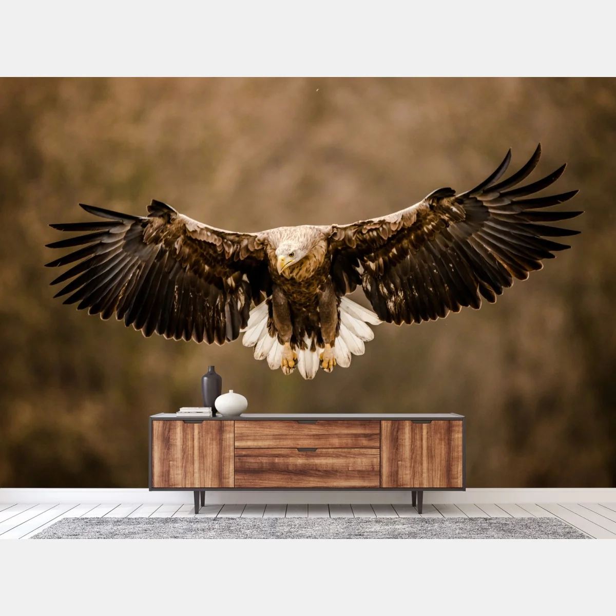 Fototapeta majestatyczny orzeł w locie – Wallissimo® Fototapeta majestatyczny orzeł w locie – Wallissimo®