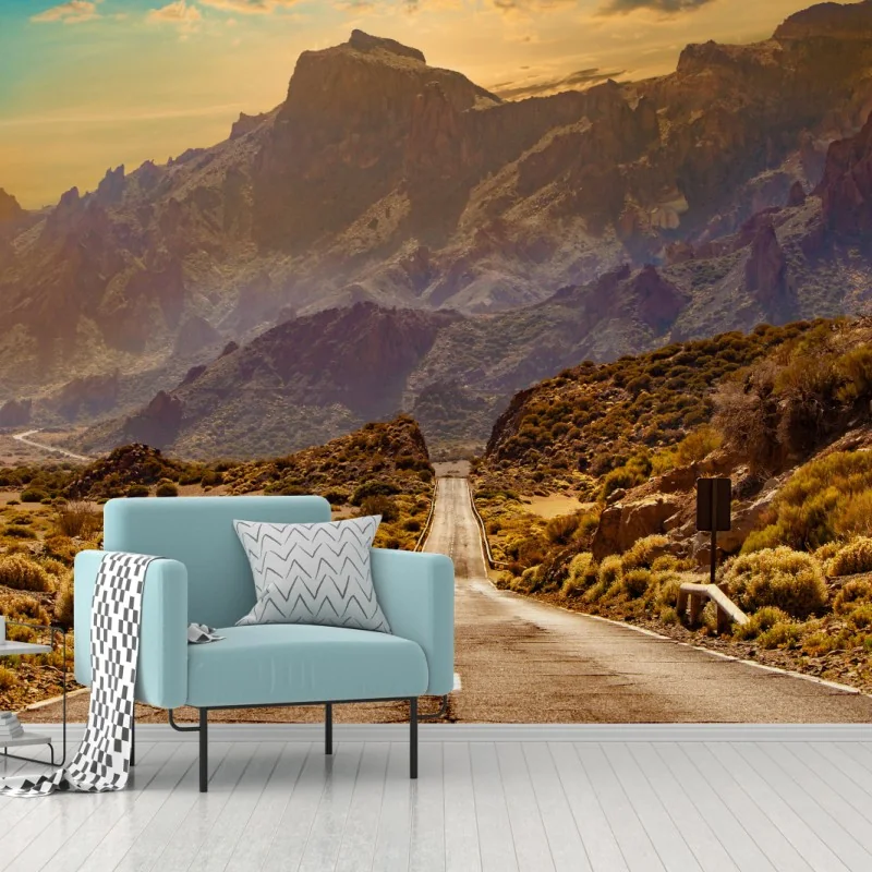 Fototapeta droga w góry na Teneryfie – Wallissimo® Fototapeta droga w góry na Teneryfie – Wallissimo®