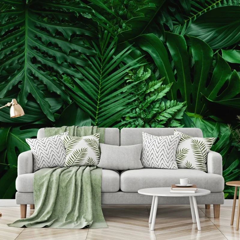 Fototapeta bujne tropikalne liście – Wallissimo® Fototapeta bujne tropikalne liście – Wallissimo®