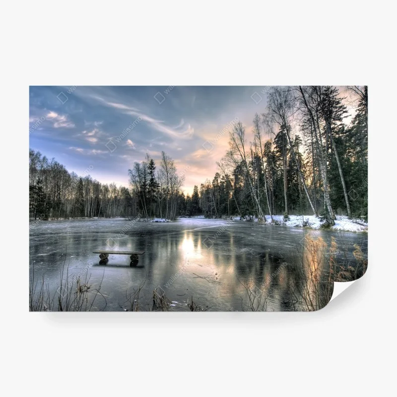 Fototapeta zabawny pastelowy wzór z jednorożcowym kotem – Wallissimo®