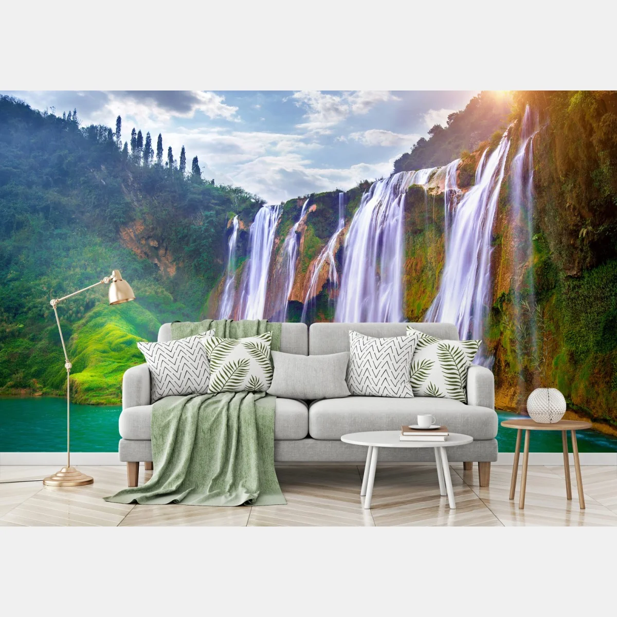 Fototapeta Jiulong wodospad turkusowa kaskada w Luoping, Chiny – Wallissimo® Fototapeta Jiulong wodospad turkusowa kaskada w Luoping, Chiny – Wallissimo®