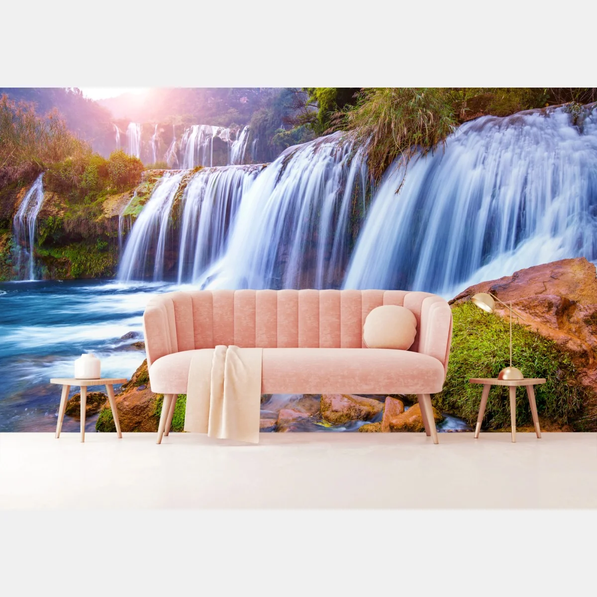 Fototapeta Jiulong wodospad w Luoping, Chiny – Wallissimo® Fototapeta Jiulong wodospad w Luoping, Chiny – Wallissimo®