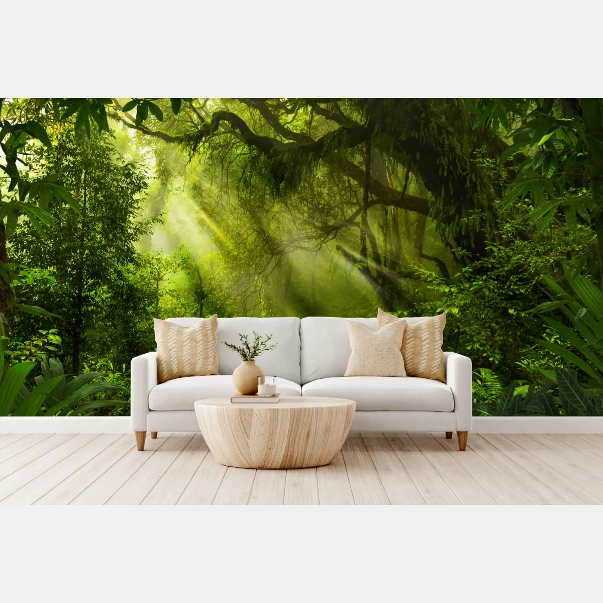 Fototapeta słoneczna leśna ścieżka – Wallissimo® Fototapeta słoneczna leśna ścieżka – Wallissimo®