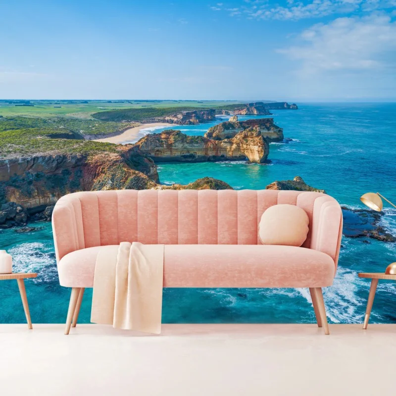 Fototapeta Great Ocean Road nadmorska panorama – Wallissimo® Fototapeta Great Ocean Road nadmorska panorama – Wallissimo®