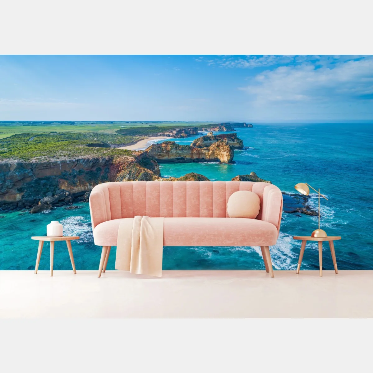 Fototapeta Great Ocean Road nadmorska panorama – Wallissimo® Fototapeta Great Ocean Road nadmorska panorama – Wallissimo®