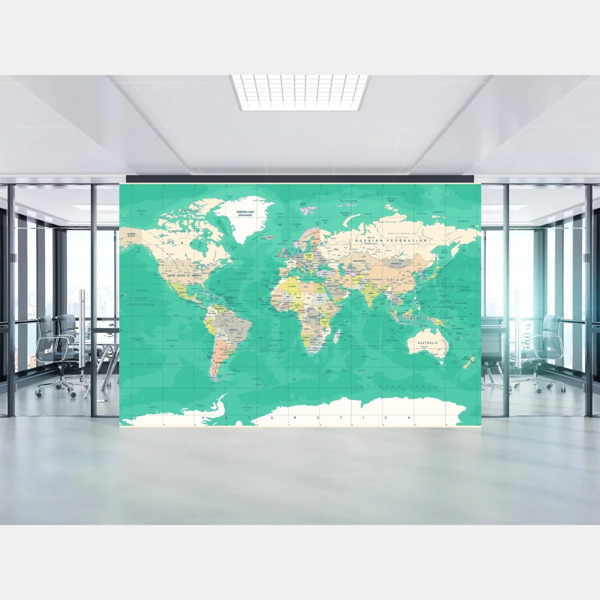 Fototapeta mapa świata w stylu vintage – Wallissimo® Fototapeta mapa świata w stylu vintage – Wallissimo®