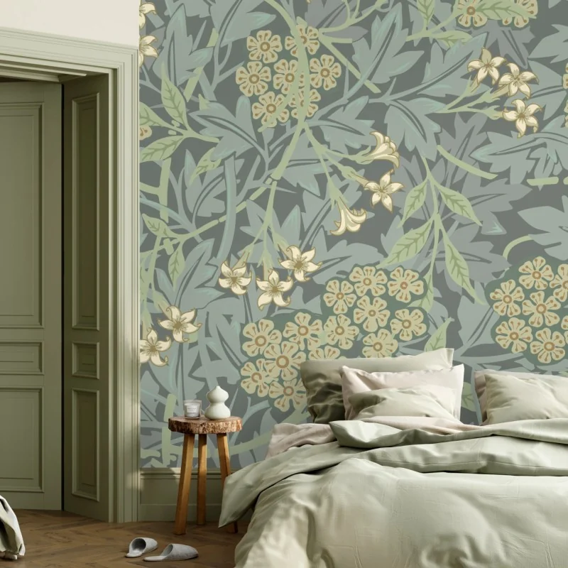 Fototapeta vintage botaniczny wzór kwiatowy – Wallissimo® Fototapeta vintage botaniczny wzór kwiatowy – Wallissimo®