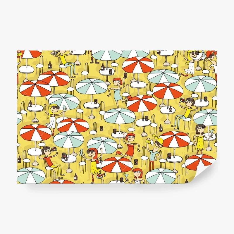 Fototapeta żywy słonecznik meksykański na czarnym tle – Wallissimo®