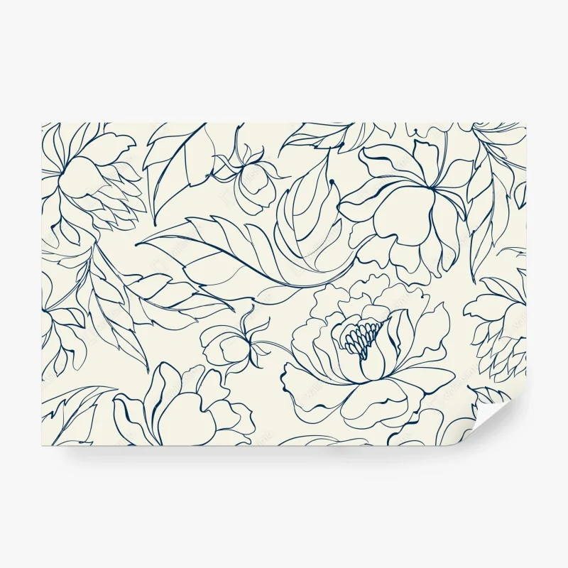 Fototapeta kwiatowa symfonia w odcieniach czerwieni – Wallissimo®