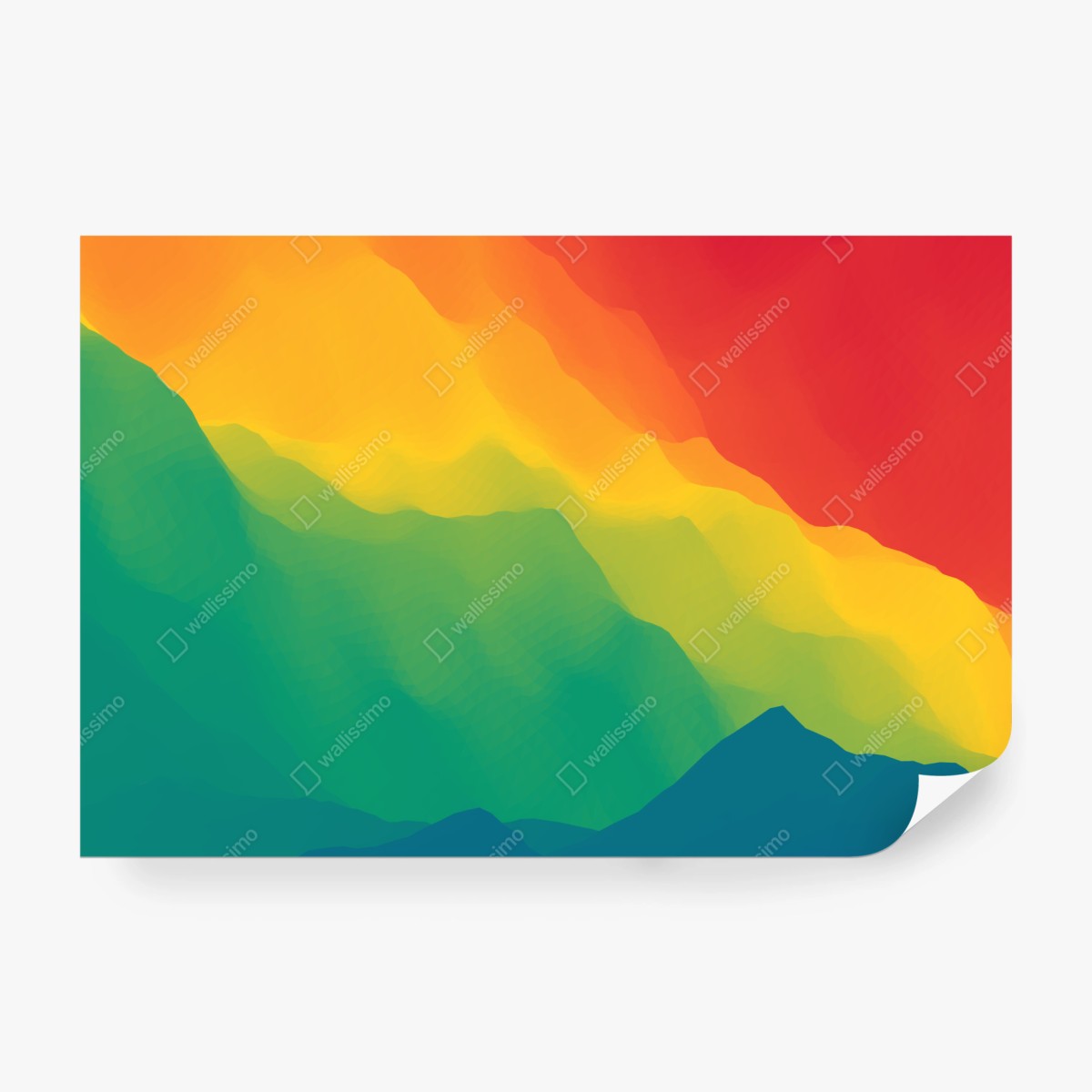 Fototapeta żywy warstwowy gradient górski – Wallissimo® Fototapeta żywy warstwowy gradient górski – Wallissimo®