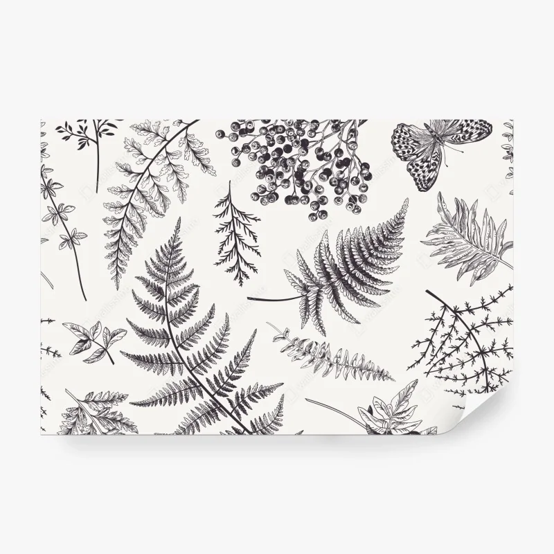 Fototapeta mglista tropikalna dżungla – Wallissimo®