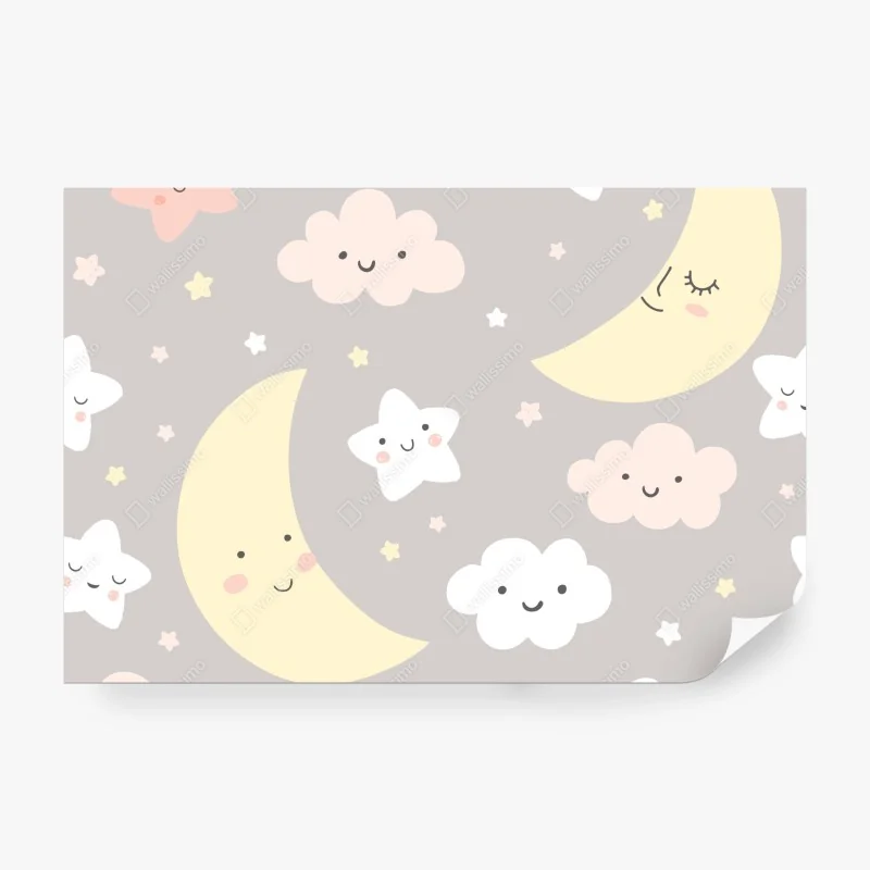 Fototapeta słoneczna śródziemnomorska wioska nad morzem – Wallissimo®