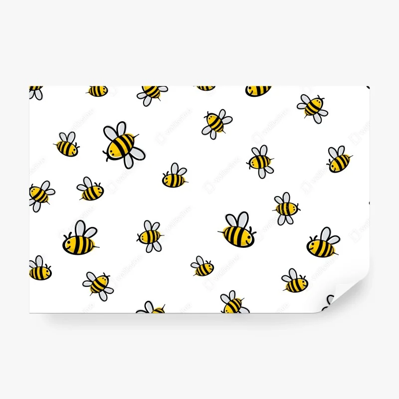 Fototapeta wesoły zielony t-rex wzór – Wallissimo®