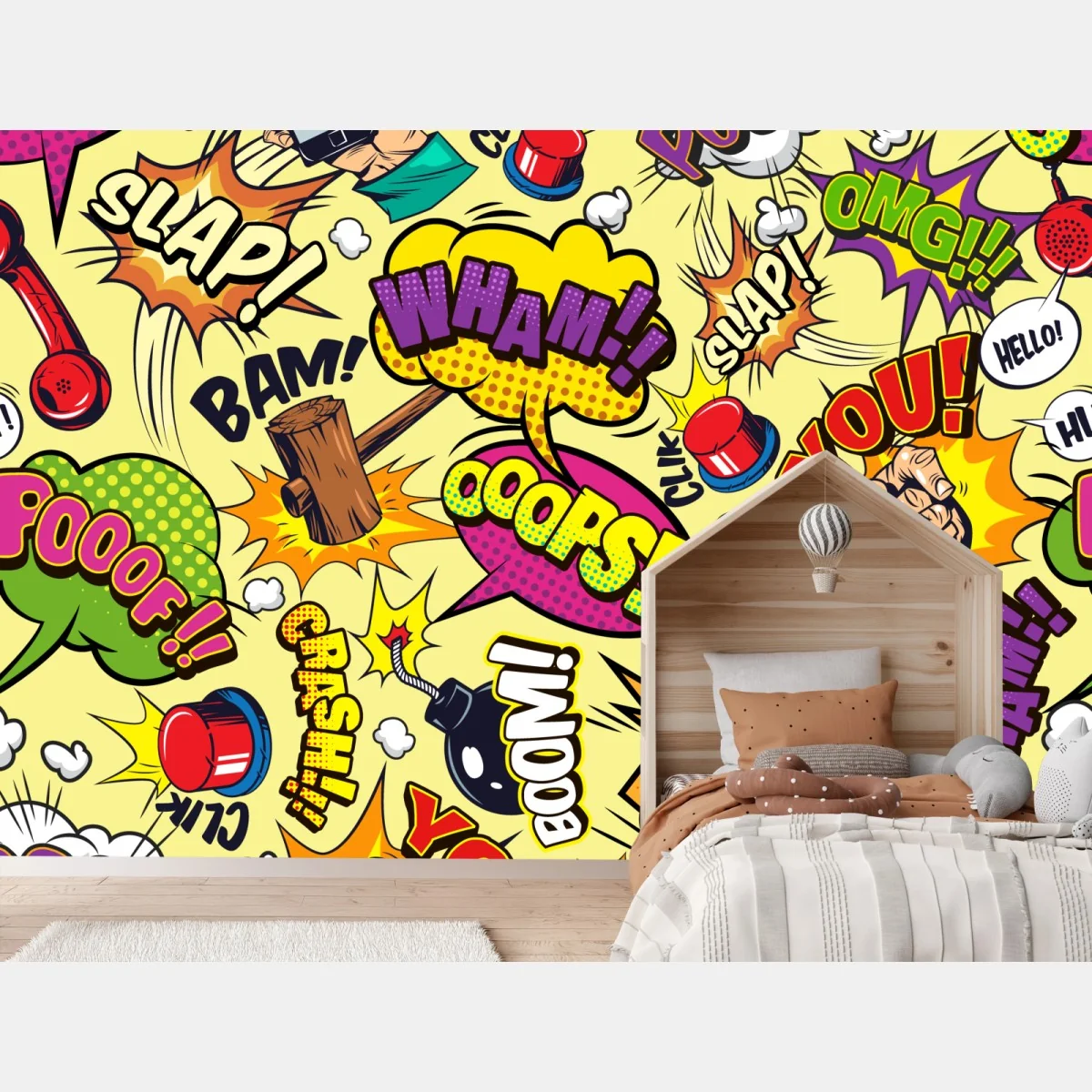 Fototapeta retro kolaż komiksowy w stylu pop-art – Wallissimo® Fototapeta retro kolaż komiksowy w stylu pop-art – Wallissimo®