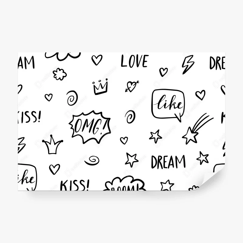 Fototapeta pastelowy geometryczny wzór z kołami – Wallissimo®