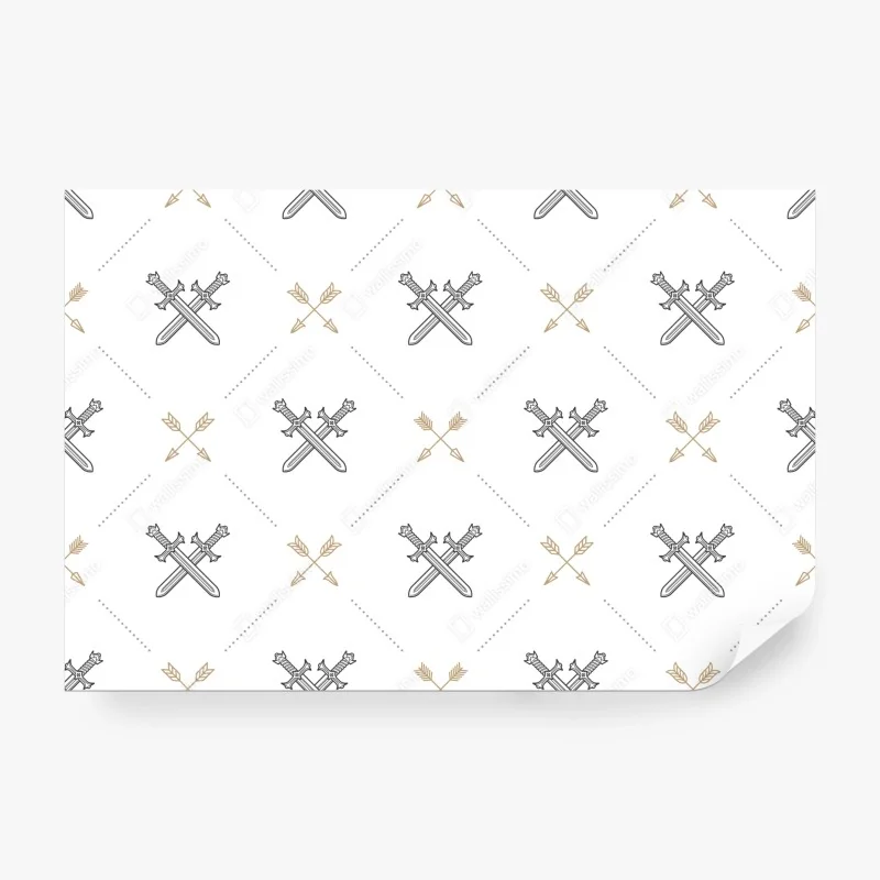 Fototapeta złoto-czarny marmurowy wir abstrakcyjny – Wallissimo®