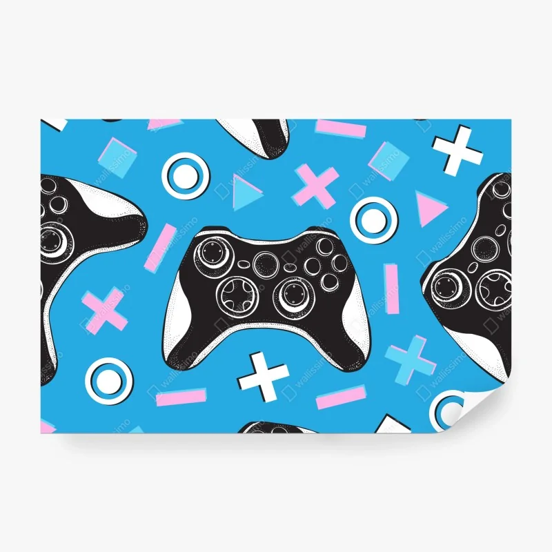 Fototapeta zabawny wzór z lisami w lesie – Wallissimo®