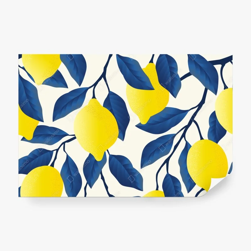 Fototapeta botaniczny wzór: delikatne kalie i liście monstery na szarym tle – Wallissimo®