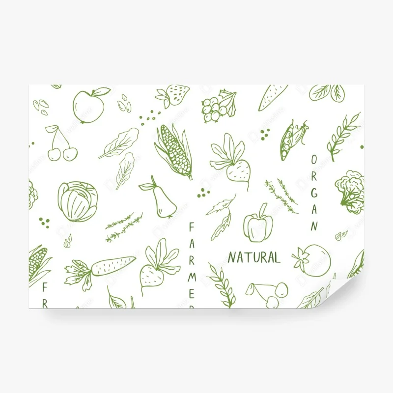 Fototapeta abstrakcyjny wzór złotych fal – Wallissimo®