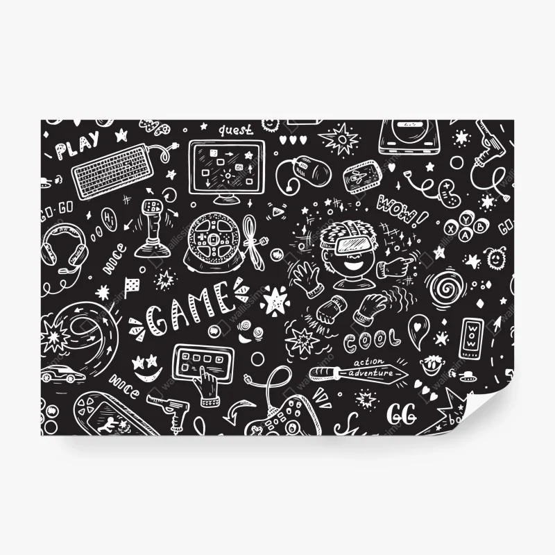 Fototapeta pastelowa geometryczna mozaika – Wallissimo®