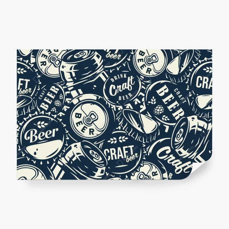 Fototapeta spokojne górskie jezioro z odbiciami lasu – Wallissimo®