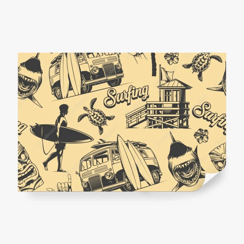 Fototapeta czarny marmur ze złotymi żyłami – Wallissimo®