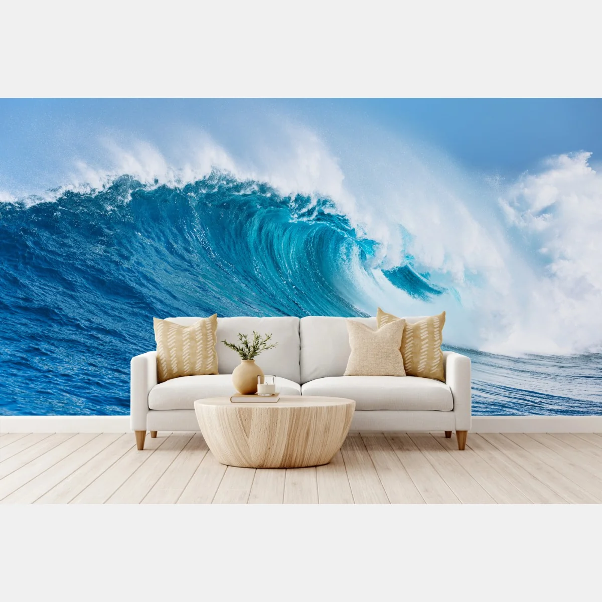 Fototapeta majestatyczna turkusowa fala oceaniczna – Wallissimo® Fototapeta majestatyczna turkusowa fala oceaniczna – Wallissimo®