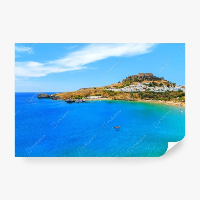 Fototapeta słoneczna leśna droga ku horyzontowi – Wallissimo®