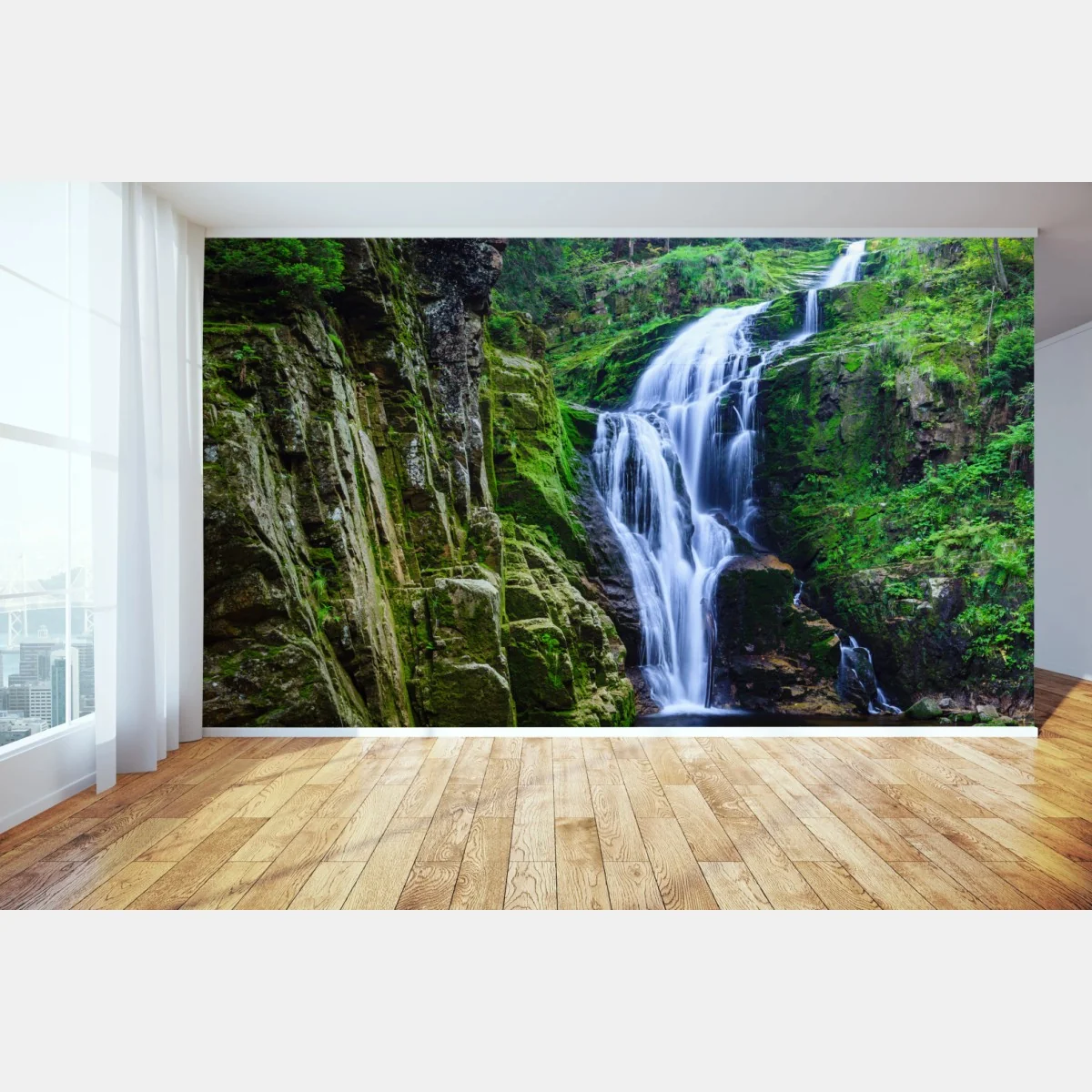 Fototapeta wodospad Kamienczyk w Karkonoszach – Wallissimo® Fototapeta wodospad Kamienczyk w Karkonoszach – Wallissimo®