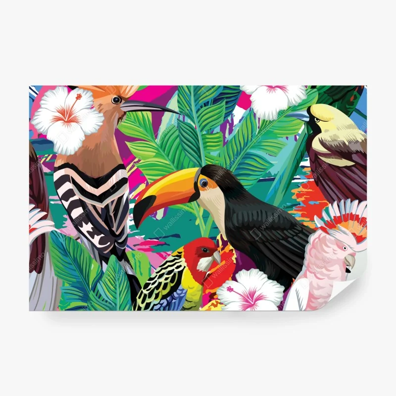 Fototapeta panorama Dubaju z Burj Khalifa o zachodzie słońca – Wallissimo®