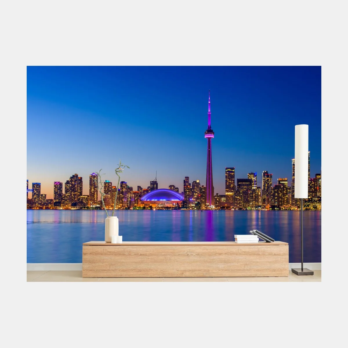 Fototapeta Toronto panorama o zmierzchu – Wallissimo® Fototapeta Toronto panorama o zmierzchu – Wallissimo®
