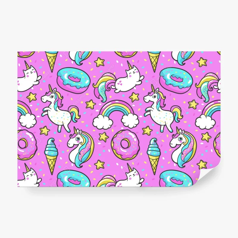 Fototapeta intensywna heliconia na tropikalnych liściach – Wallissimo®