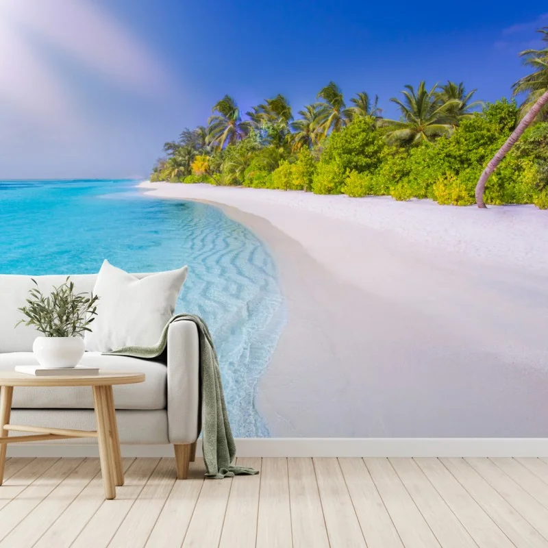 Fototapeta tropikalna turkusowa plaża – Wallissimo® Fototapeta tropikalna turkusowa plaża – Wallissimo®