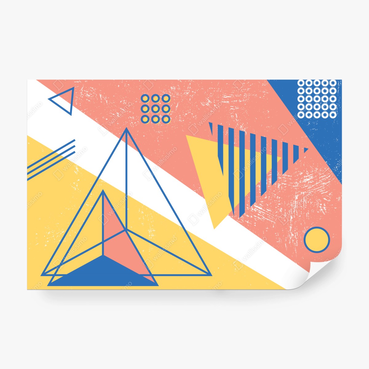 Fototapeta pastelowa kompozycja geometryczna – Wallissimo® Fototapeta pastelowa kompozycja geometryczna – Wallissimo®