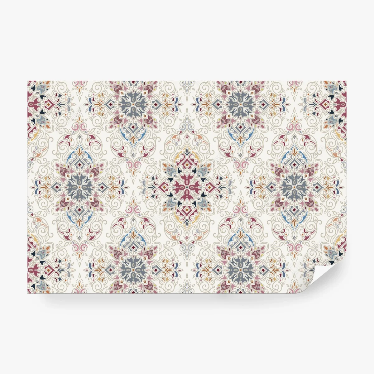 Fototapeta ozdobny wzór damaskowy w stylu vintage – Wallissimo® Fototapeta ozdobny wzór damaskowy w stylu vintage – Wallissimo®