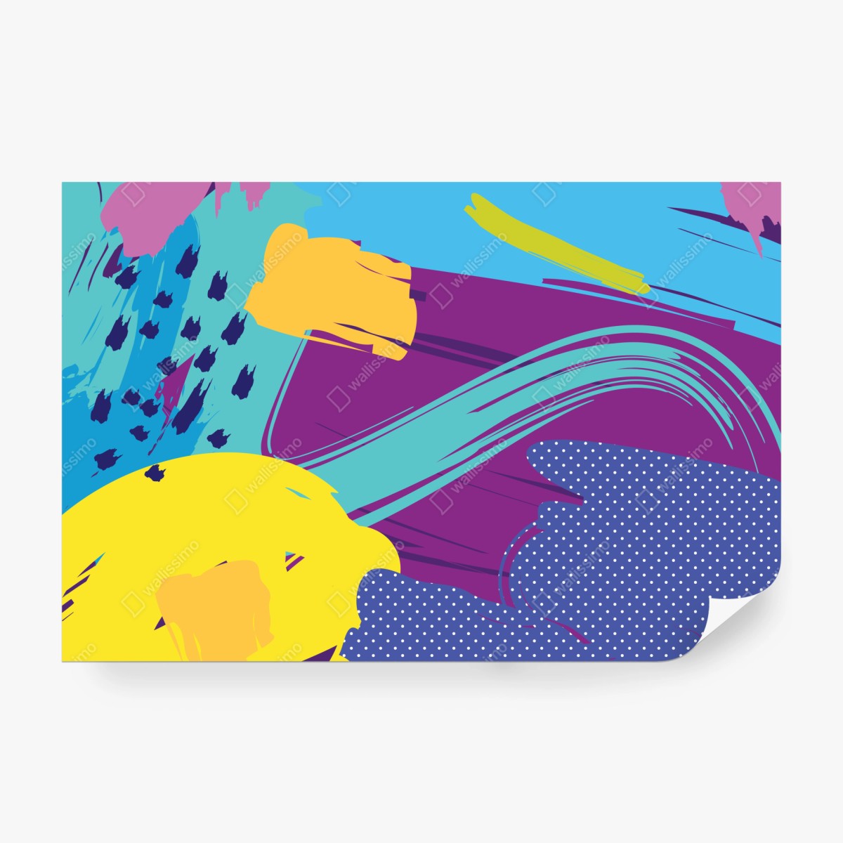 Fototapeta żywa abstrakcyjna kompozycja pop-art – Wallissimo® Fototapeta żywa abstrakcyjna kompozycja pop-art – Wallissimo®