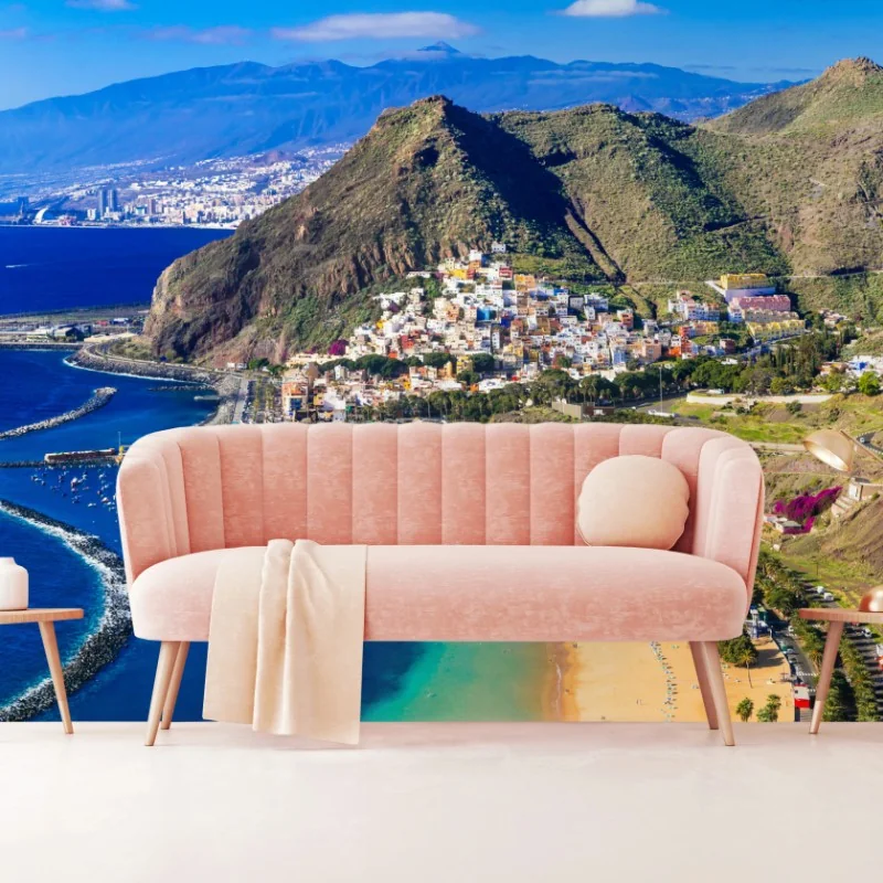 Fototapeta słoneczna zatoka z turkusową wodą – Wallissimo® Fototapeta słoneczna zatoka z turkusową wodą – Wallissimo®