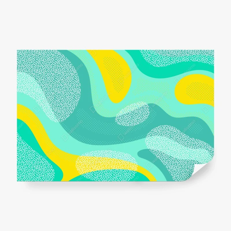 Fototapeta złote światło lesie sosnowym porośniętym mchem – Wallissimo®