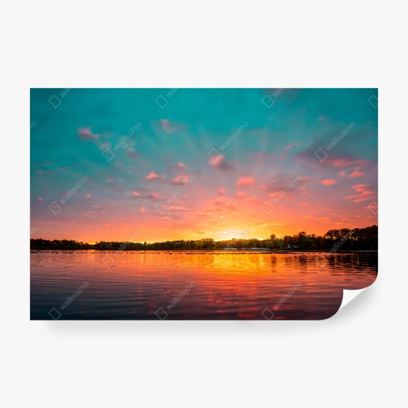 Fototapeta zachód słońca nad Wenecją – Wallissimo®