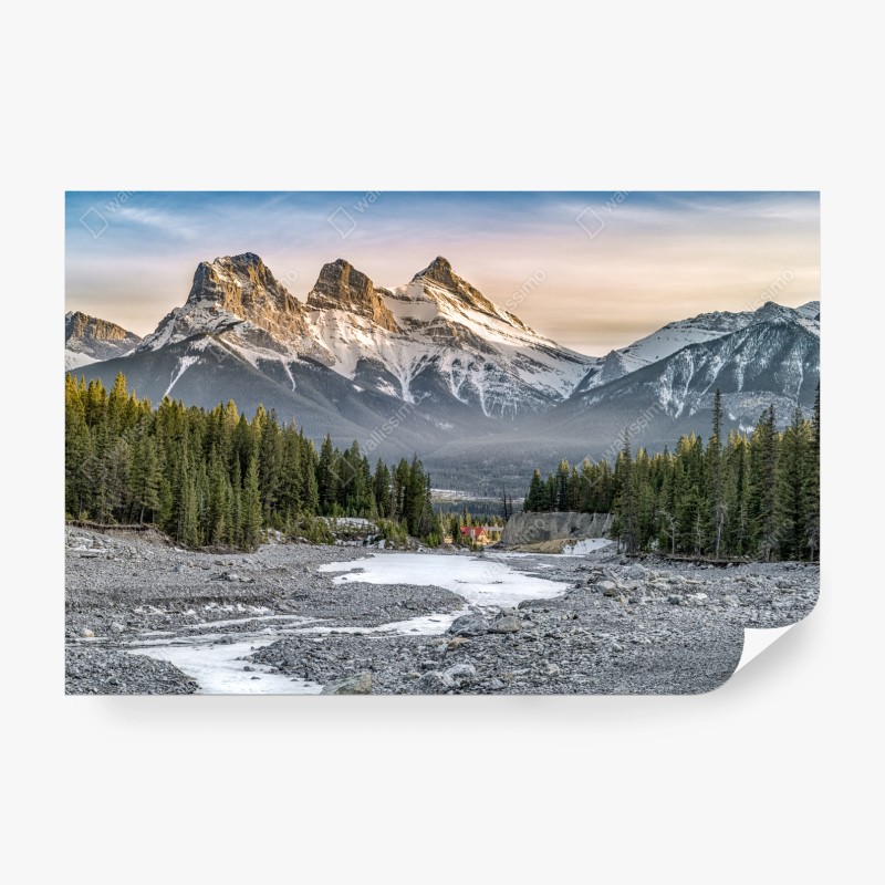 Fototapeta zamek Neuschwanstein w alpejskim krajobrazie – Wallissimo®