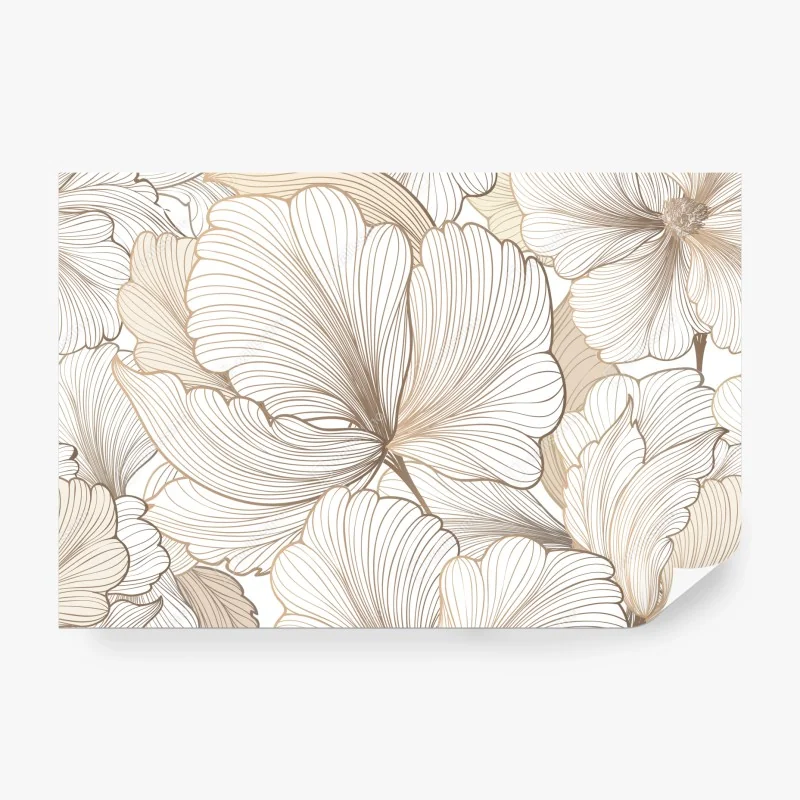 Fototapeta jasna martwa natura ze słonecznikami, ziarnami i olejem – Wallissimo®