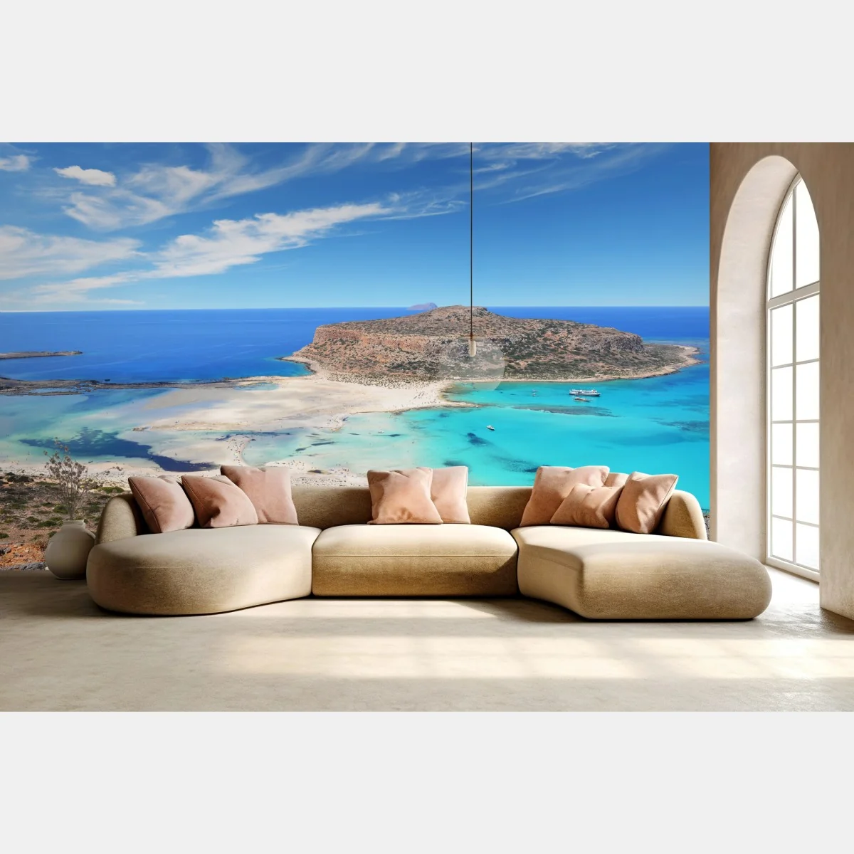 Fototapeta laguna Balos turkusowy krajobraz, Kreta – Wallissimo® Fototapeta laguna Balos turkusowy krajobraz, Kreta – Wallissimo®