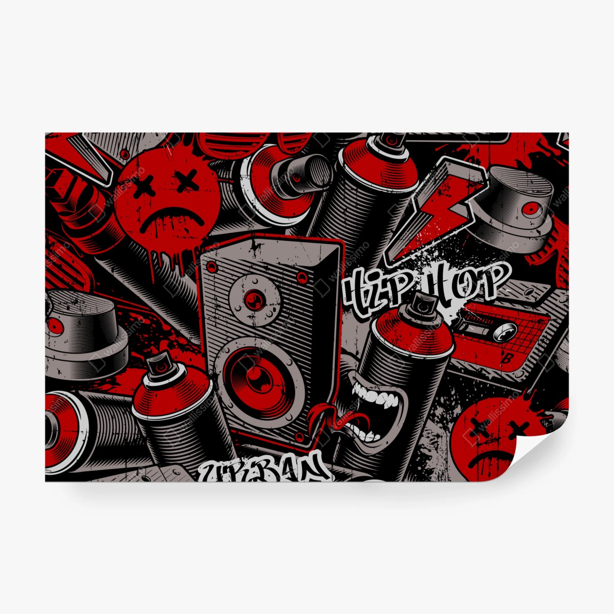 Fototapeta miejskie graffiti hip hop – Wallissimo® Fototapeta miejskie graffiti hip hop – Wallissimo®