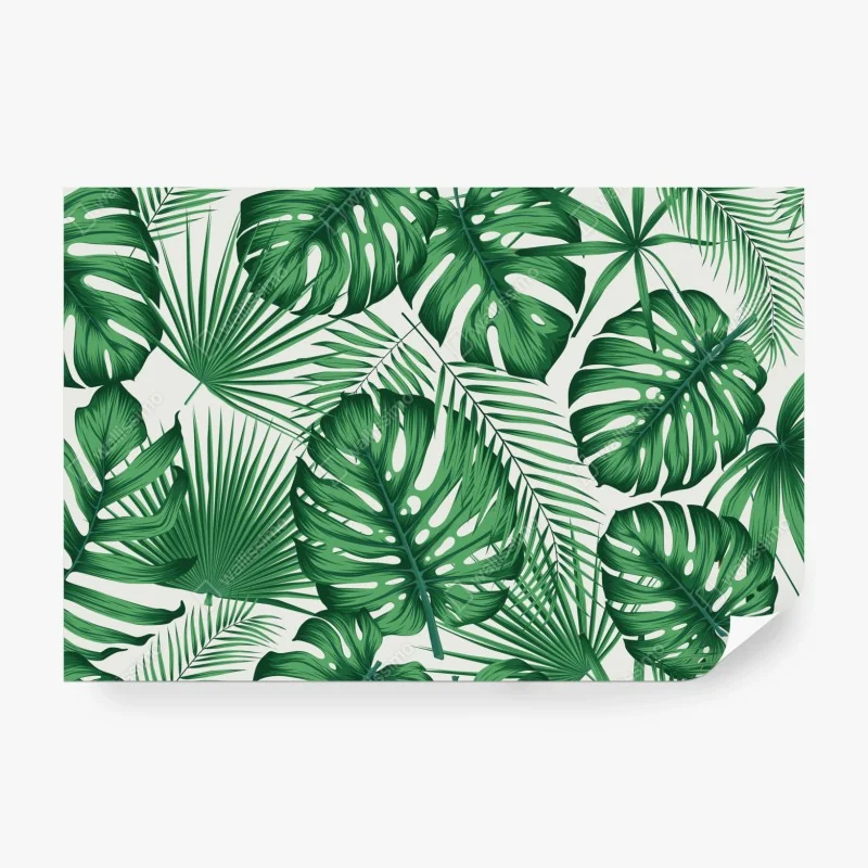 Fototapeta tropikalna plaża z palmami – Wallissimo®